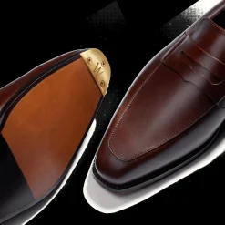 Mocassin à bride Fusain