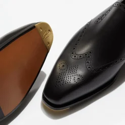 Mocassin One Cut Perforé Fusain