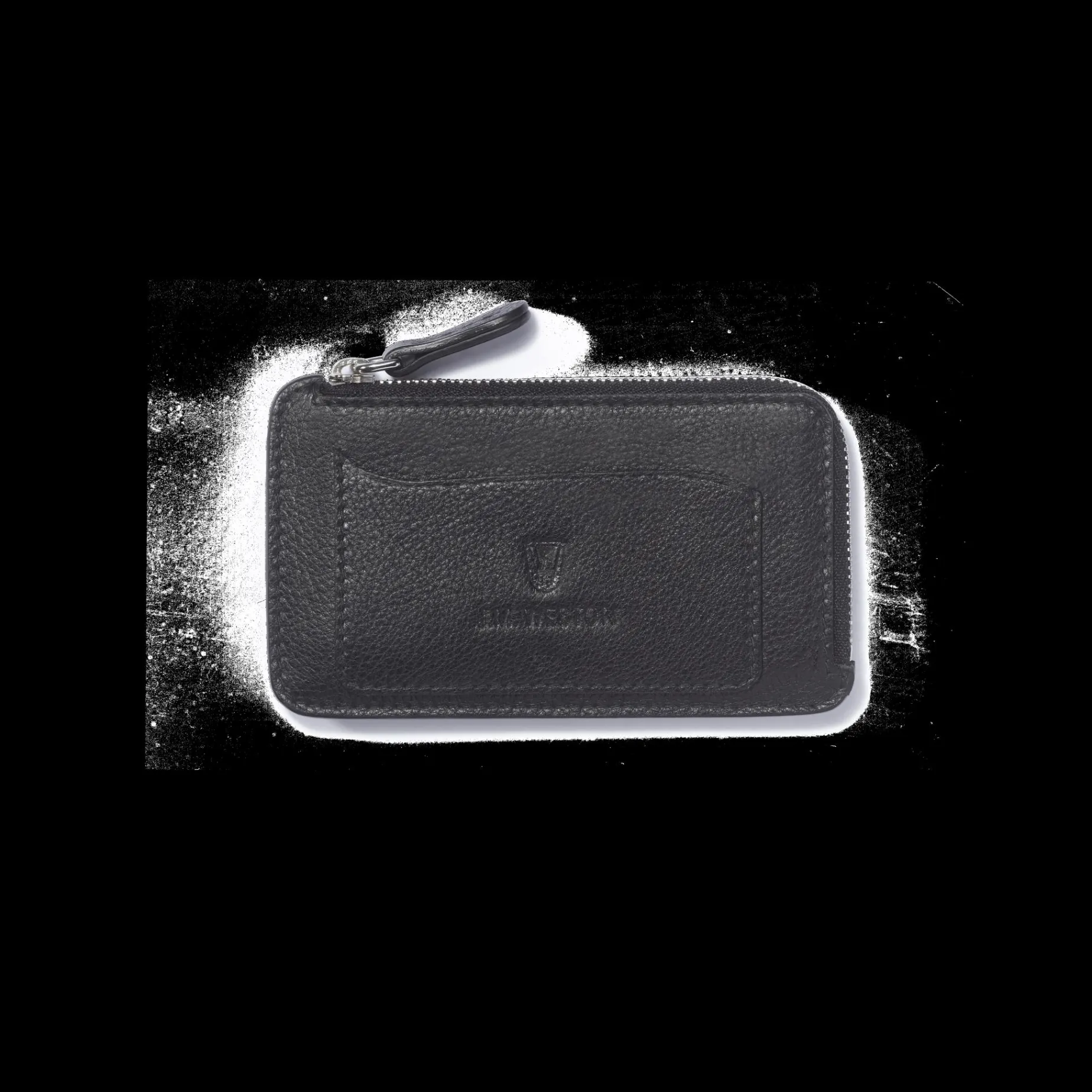 Porte-cartes zippé Double You